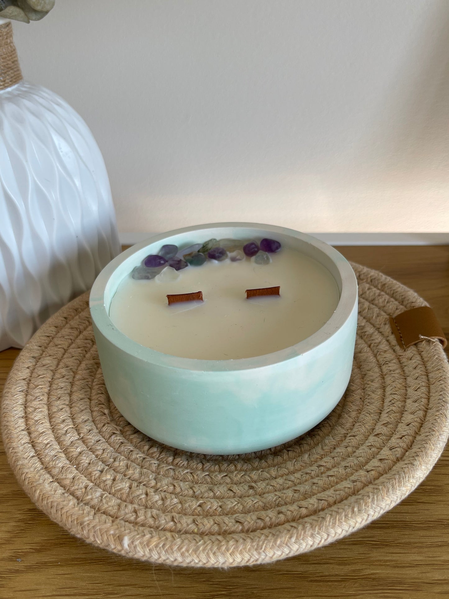 Vela Albahaca lima y mandarina M