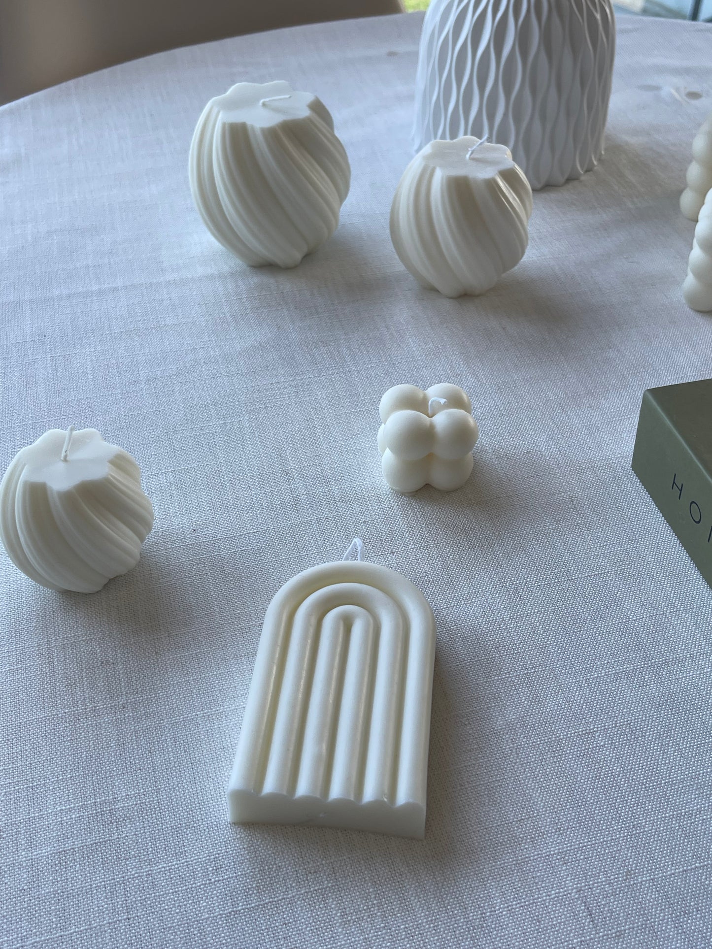 Vela decorativa arcoiris