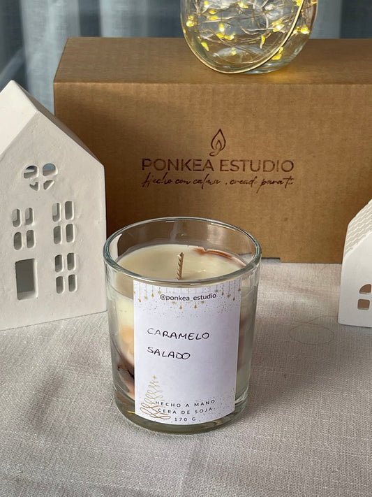 Vela caramelo salado