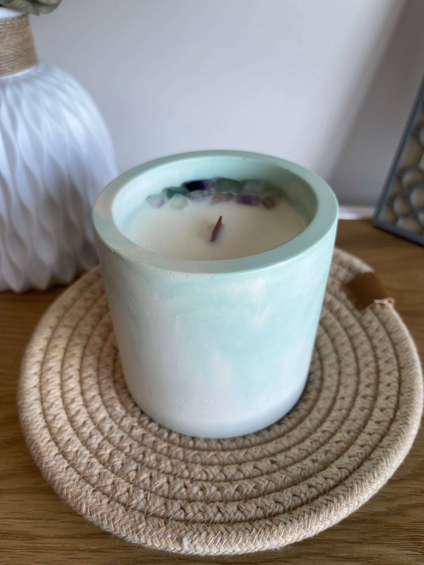 Vela Albahaca lima y mandarina L