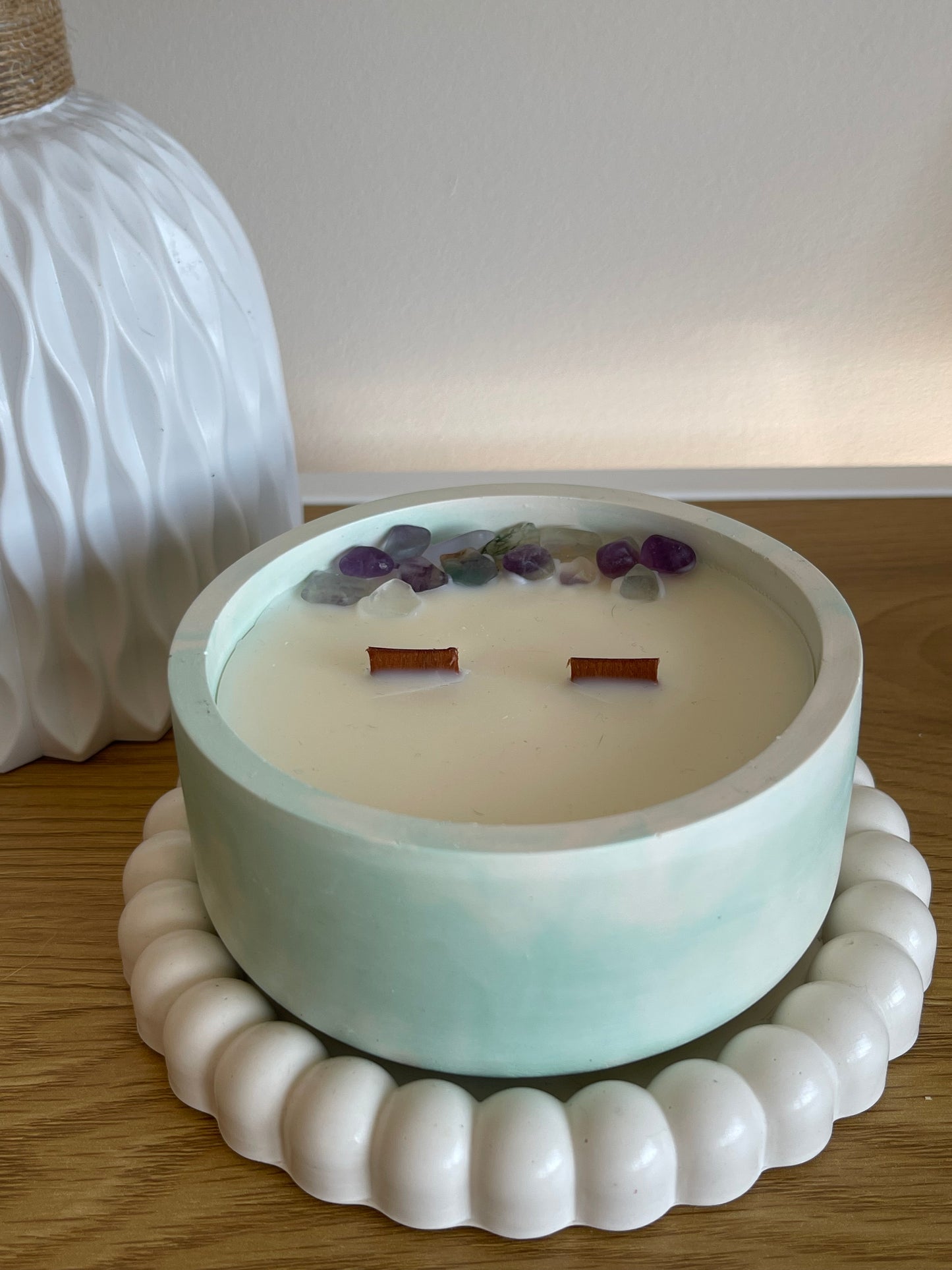 Vela Albahaca lima y mandarina M