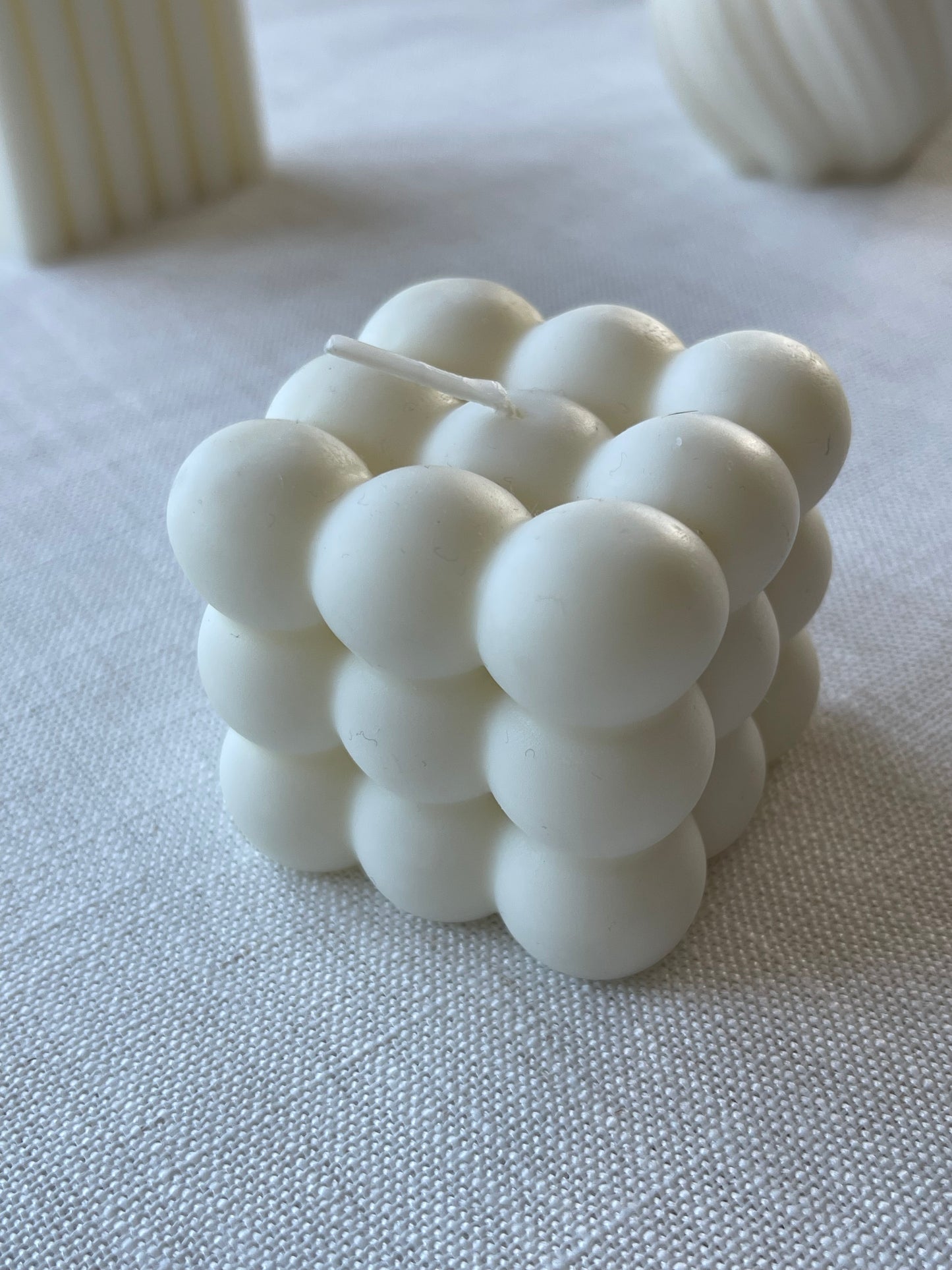 Vela decorativa burbujas