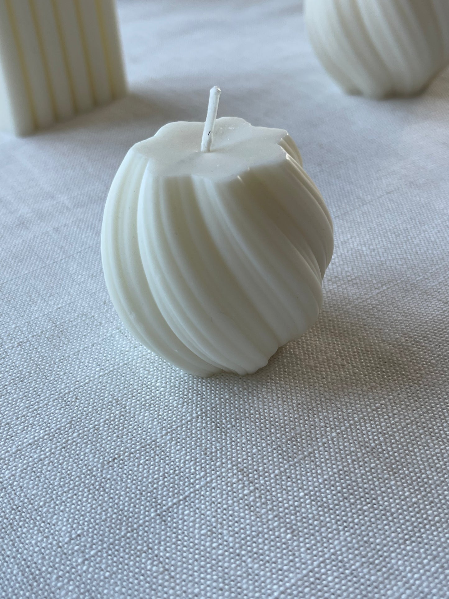 Vela decorativa espiral